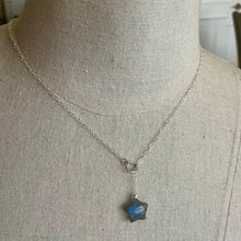 Load image into Gallery viewer, Star Labradorite Y Necklace