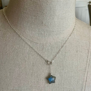 Star Labradorite Y Necklace