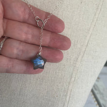 Load image into Gallery viewer, Star Labradorite Y Necklace