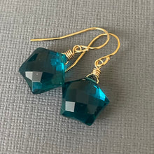 Load image into Gallery viewer, London Blue Modern Star Earrings