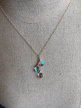 Load image into Gallery viewer, Fire Moonstone Quartz Dewdrop Necklace, 3 metal options
