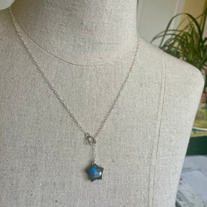 Star Labradorite Y Necklace