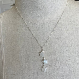 Star moonstone necklace