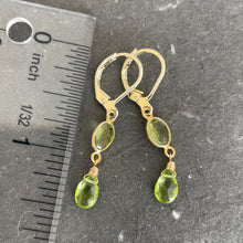 Load image into Gallery viewer, Natural Peridot Earrings