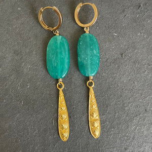 Amazonite Goddess Earrings