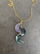 Load image into Gallery viewer, Moon Trio Necklace
