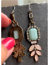 Load image into Gallery viewer, Vintage Art Deco Earrings, OOAK