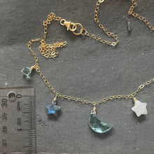 Load image into Gallery viewer, Moon and Stars Necklace