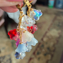 Load image into Gallery viewer, Zingy Springy Flower Cascade no. 2 Earrings