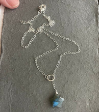 Load image into Gallery viewer, Star Labradorite Y Necklace