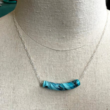 Load image into Gallery viewer, Aqua Blue Murano Glass Necklace , all are OOAK