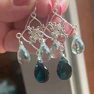 London Blue Balinese Earrings