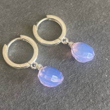 Load image into Gallery viewer, Lavender Quartz Huggies