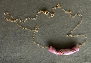 Pink Murano Glass Necklace, all will be OOAK