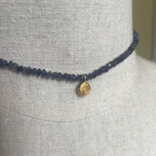 Load image into Gallery viewer, Iolite Nugget Necklace, Estate Jewelry