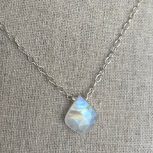 Load image into Gallery viewer, Rainbow Moonstone Moroccan Cut Necklace, OOAK
