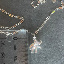 Load image into Gallery viewer, Elephant Necklace, Sterling Silver