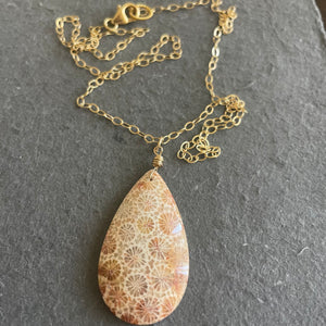 Fossil Necklace, OOAK