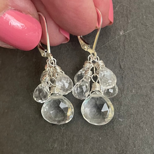 Leverback Icicle Earrings