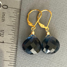 Load image into Gallery viewer, London Blue Earrings, metal choices