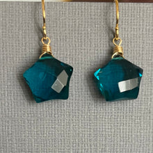 Load image into Gallery viewer, London Blue Modern Star Earrings