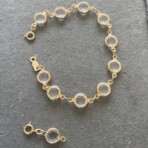 Vintage Swarovski Crystal Bracelet, Estate Jewel