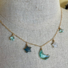 Load image into Gallery viewer, Moon and Stars Necklace