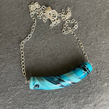 Load image into Gallery viewer, Aqua Blue Murano Glass Necklace , all are OOAK