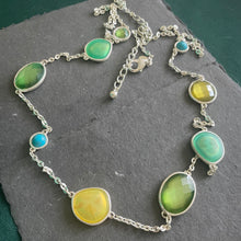 Load image into Gallery viewer, Faux Gemstone Necklace, Estate Jewelry