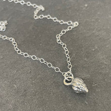 Load image into Gallery viewer, Wentletrap Seashell Necklace, Sterling Silver