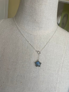 Star Labradorite Y Necklace