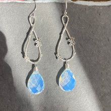 Load image into Gallery viewer, Spring in Your Step Opalite Artisan Floral Earrings
