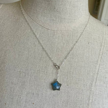 Load image into Gallery viewer, Star Labradorite Y Necklace