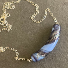 Load image into Gallery viewer, Periwinkle Blue Murano Glass Necklace , all are OOAK