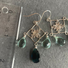 Load image into Gallery viewer, London Blue Balinese Earrings