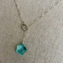 Load image into Gallery viewer, Blue Star Quartz Y Lariat Necklace