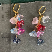 Load image into Gallery viewer, Zingy Springy Flower Cascade no. 2 Earrings