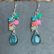 Load image into Gallery viewer, Fluorite Earrings, OOAK