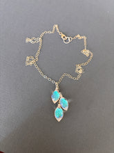 Load image into Gallery viewer, Fire Moonstone Quartz Dewdrop Necklace, 3 metal options