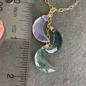 Moon Trio Necklace