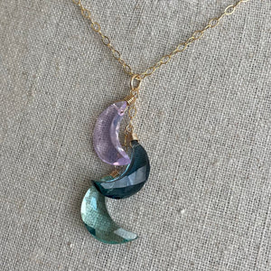 Moon Trio Necklace