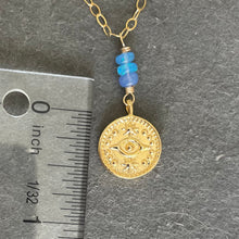 Load image into Gallery viewer, Evil Eye Opal Necklace