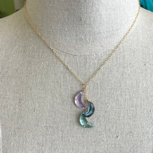 Moon Trio Necklace