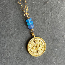 Load image into Gallery viewer, Evil Eye Opal Necklace