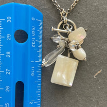 Load image into Gallery viewer, Vintage Mother of Pearl Toggle Necklace, Estate Necklace