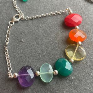 Rainbow Gemstone Bracelet