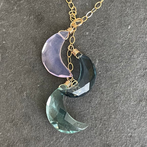Moon Trio Necklace