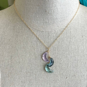 Moon Trio Necklace