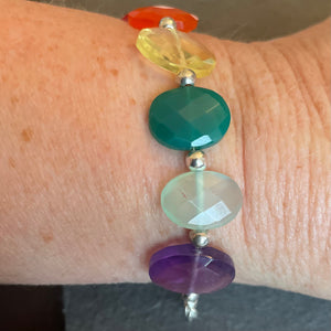 Rainbow Gemstone Bracelet