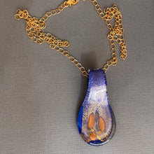 Load image into Gallery viewer, Long Lampwork Glass Necklace, OOAK